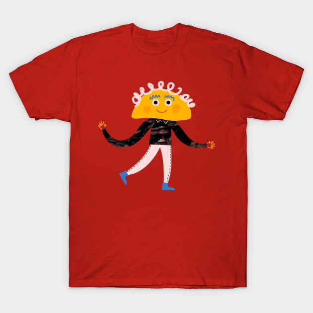 Happy Taco T-Shirt by Sofia Varano